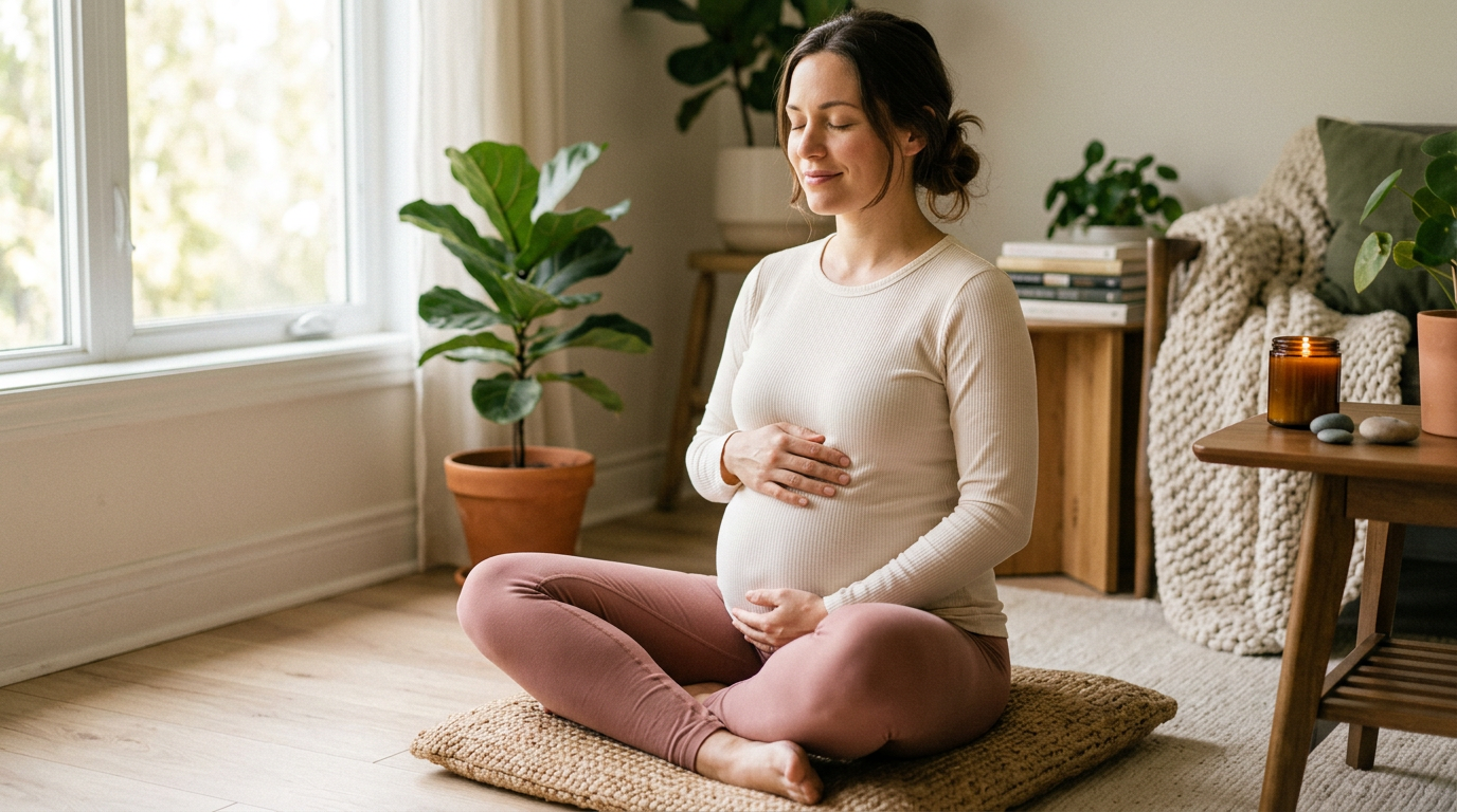 Illustration: restful moment for mental wellness.